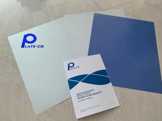 صفحه CTP بدون فرآیند با زمان تولید 22-25 ثانیه و طول عمر 100,000-200,000 چاپ برای هر دستگاه پلیت‌سترهای حرارتی