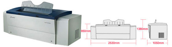 دستگاه CTP دمایی نیمه اتوماتیک 2540dpi تجهیزات CTP کاملا جدید / استفاده شده