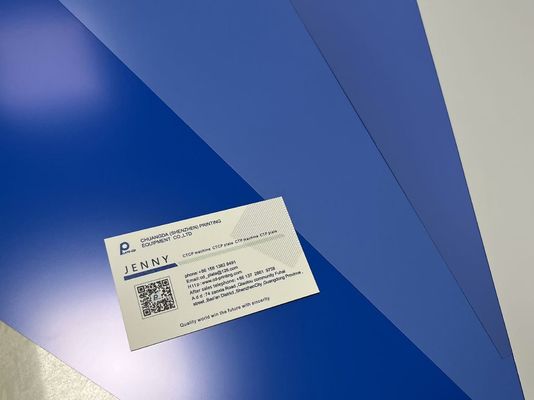 صفحه حرارتی CTP با انرژی نوردهی 110-130 مگاژول بر سانتی‌متر مربع برای زمان ظهور 25±5 ثانیه